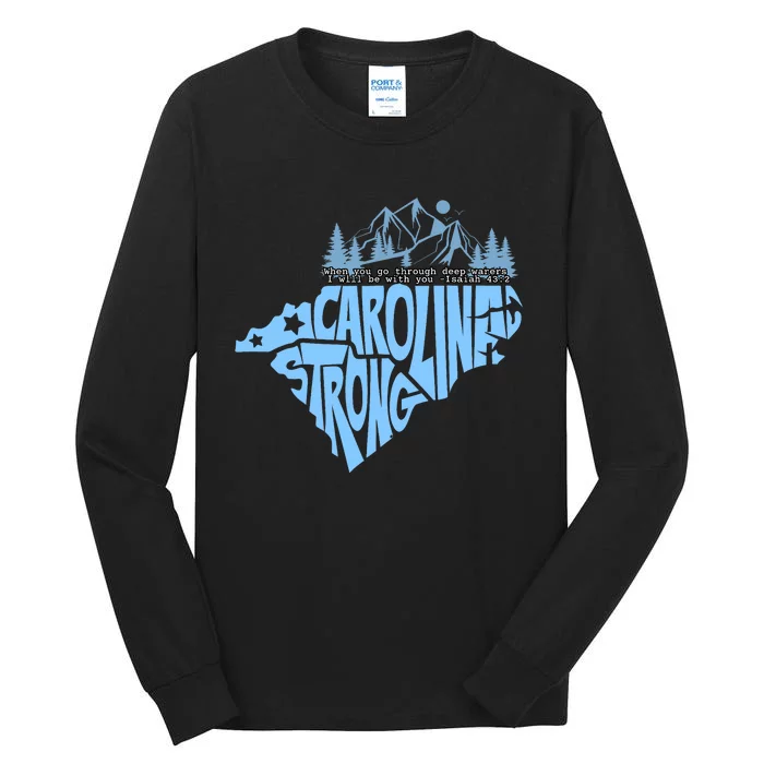 North Carolina Stronger Together Tall Long Sleeve T-Shirt