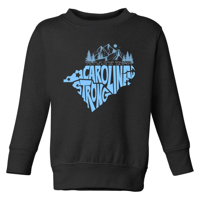 North Carolina Stronger Together Toddler Sweatshirt