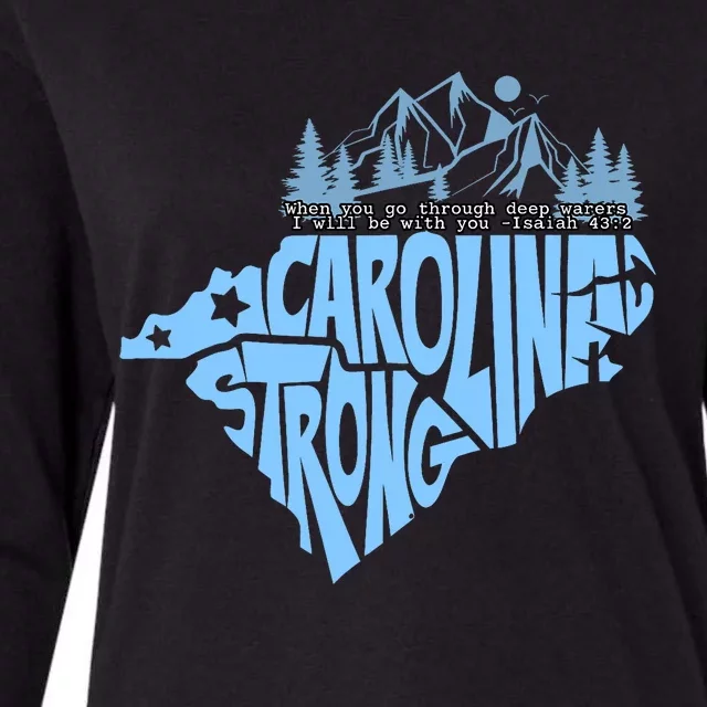 North Carolina Stronger Together Womens Cotton Relaxed Long Sleeve T-Shirt