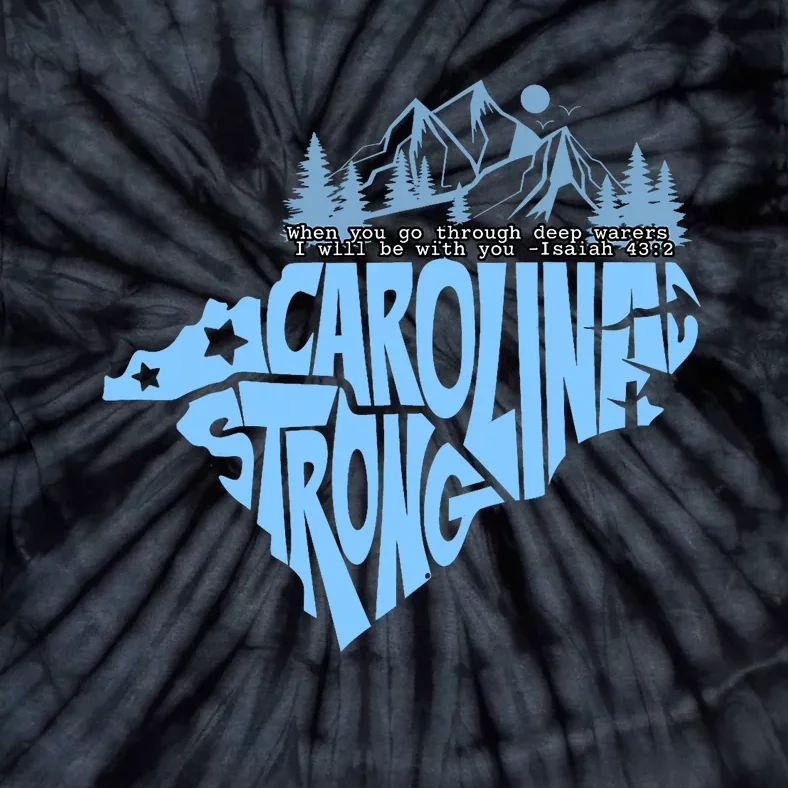 North Carolina Stronger Together Tie-Dye T-Shirt