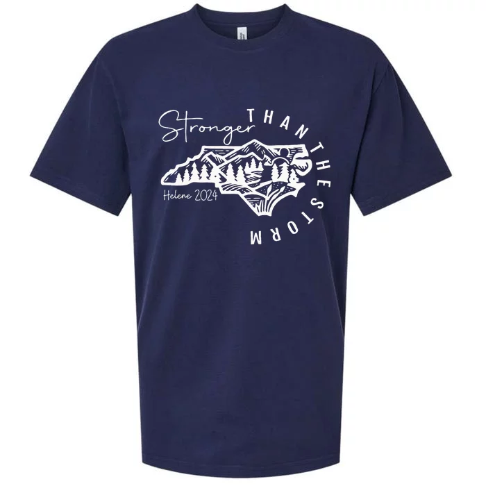 North Carolina Strong Hurricane Helene Flooding Fundraise Sueded Cloud Jersey T-Shirt