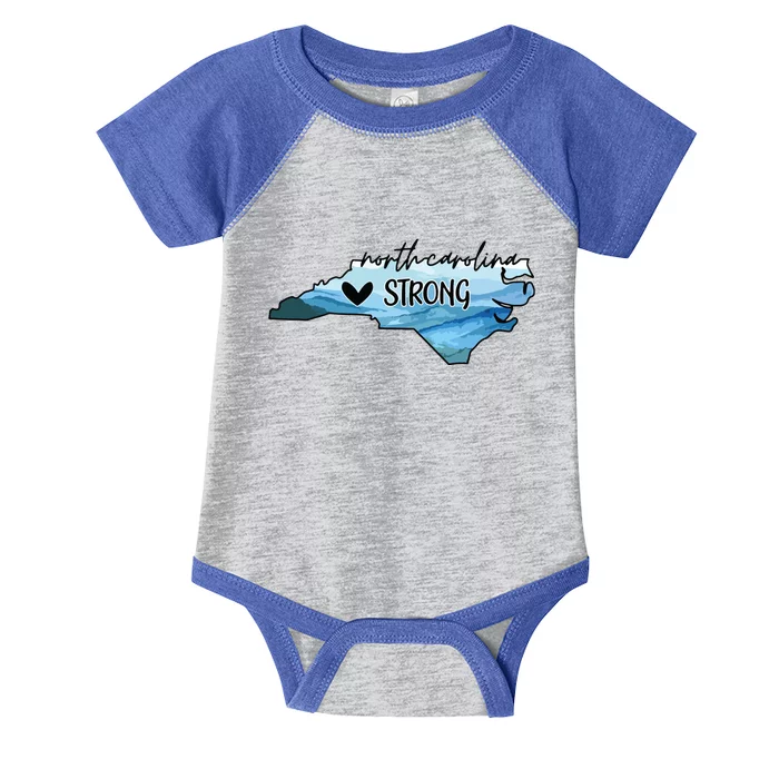 North Carolina Strong Western Nc Hurricane Infant Baby Jersey Bodysuit