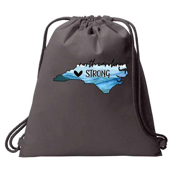 North Carolina Strong Western Nc Hurricane Drawstring Bag