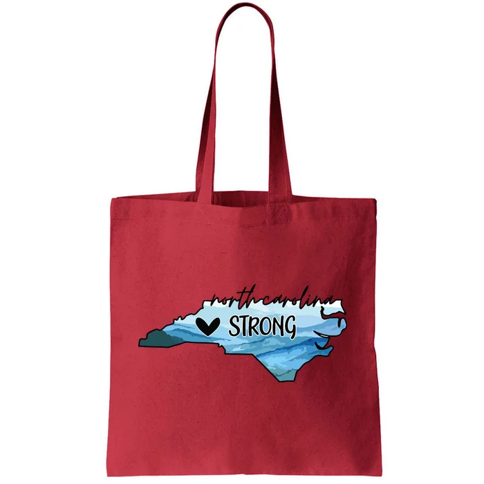 North Carolina Strong Western Nc Hurricane Tote Bag