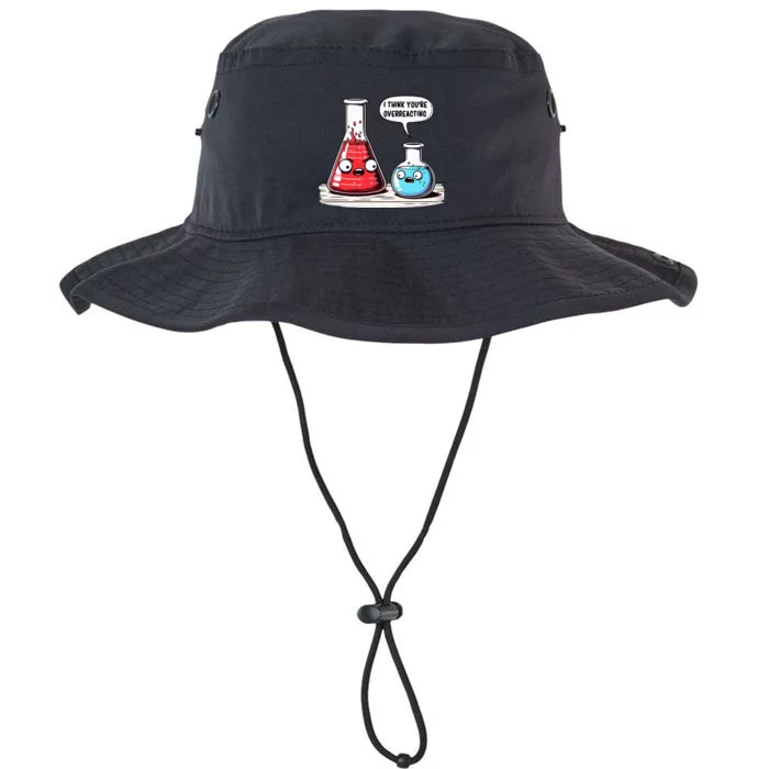 Nerd Chemistry Student Science I Think YouRe Overreacting Legacy Cool Fit Booney Bucket Hat