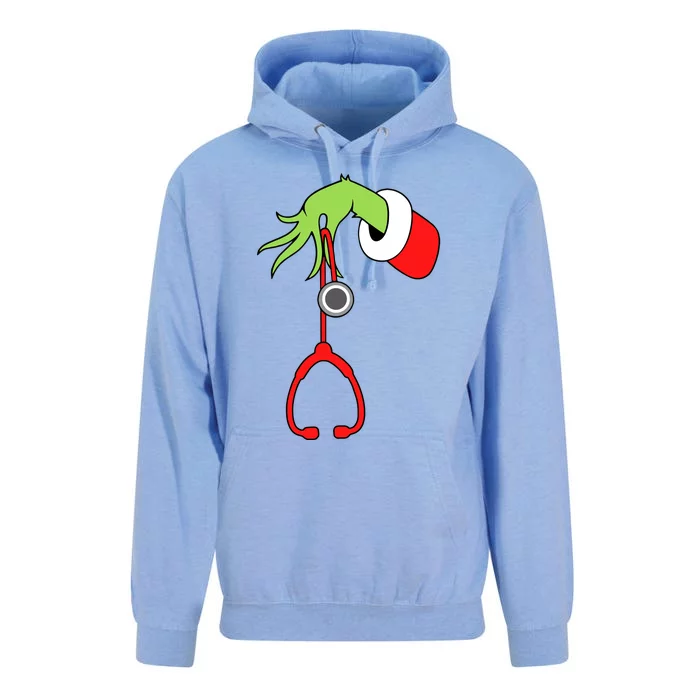 Nurse Christmas Stethoscope Nurses Xmas Pajamas Pjs Women Unisex Surf Hoodie