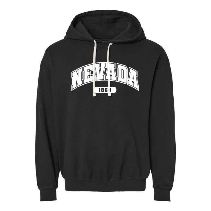 Nevada Collegiate Style 1864 Garment-Dyed Fleece Hoodie