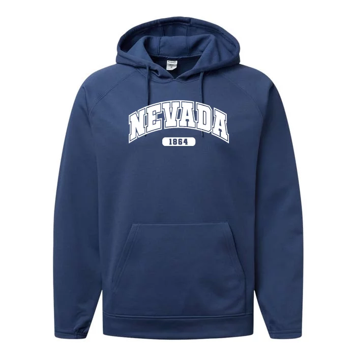 Nevada Collegiate Style 1864 Performance Fleece Hoodie