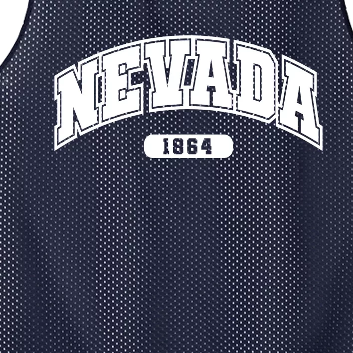 Nevada Collegiate Style 1864 Mesh Reversible Basketball Jersey Tank