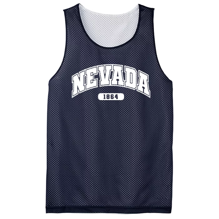 Nevada Collegiate Style 1864 Mesh Reversible Basketball Jersey Tank