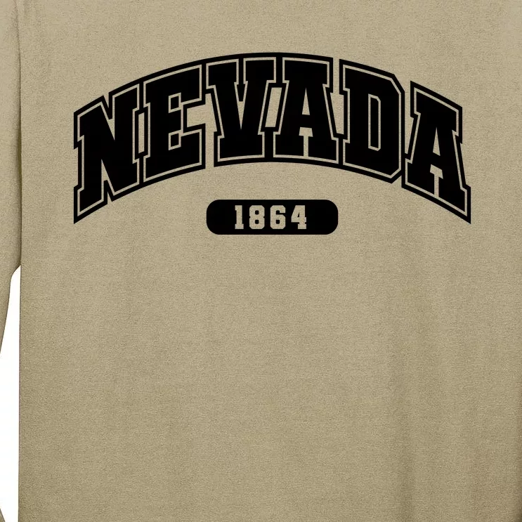 Nevada Collegiate Style 1864 Tall Long Sleeve T-Shirt