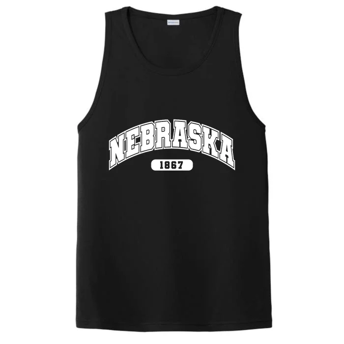 Nebraska Collegiate Style 1867 Performance Tank