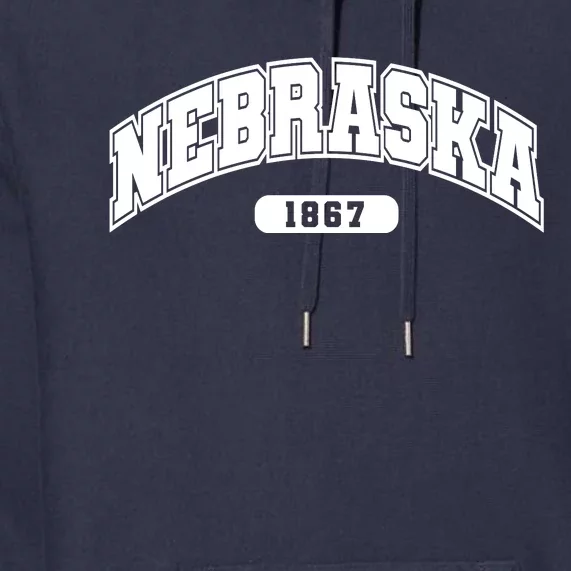 Nebraska Collegiate Style 1867 Premium Hoodie