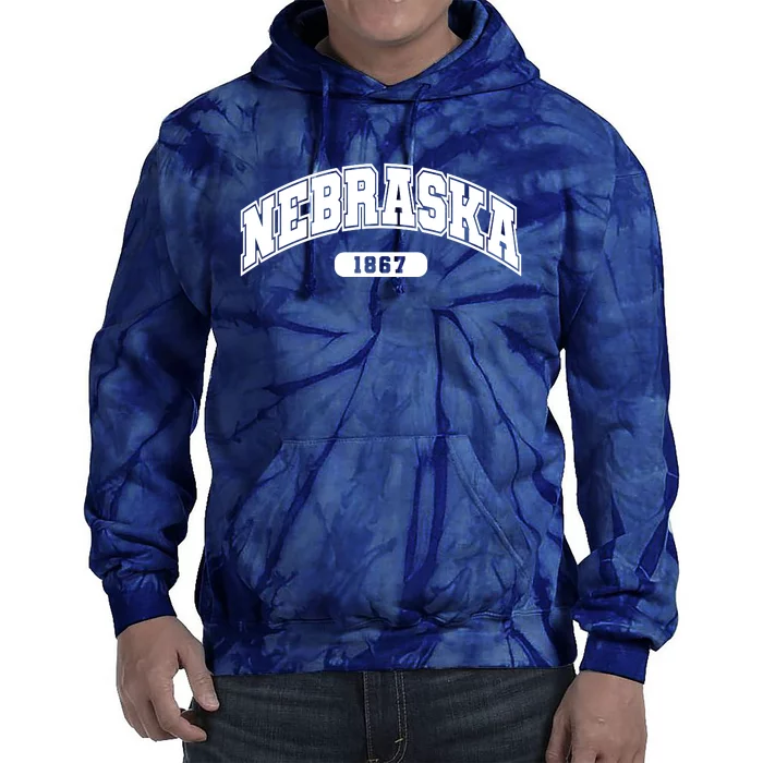 Nebraska Collegiate Style 1867 Tie Dye Hoodie