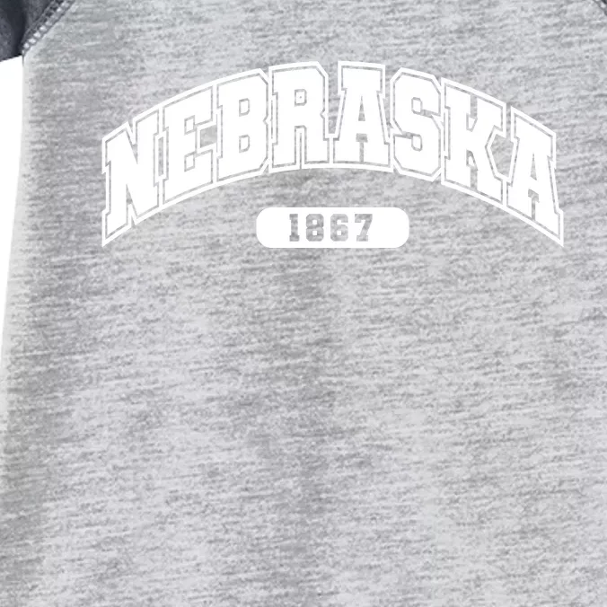 Nebraska Collegiate Style 1867 Infant Baby Jersey Bodysuit