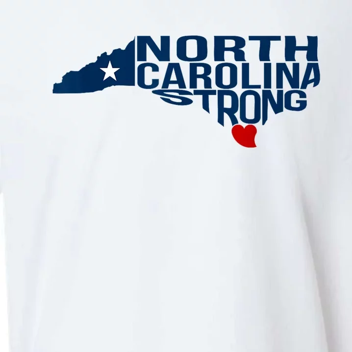 North Carolina Strong With Nc State And Love North Carolina Sueded Cloud Jersey T-Shirt