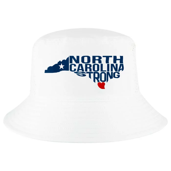 North Carolina Strong With Nc State And Love North Carolina Cool Comfort Performance Bucket Hat