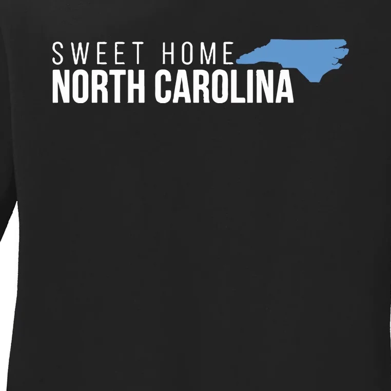 North Carolina Sweet Home Ladies Long Sleeve Shirt