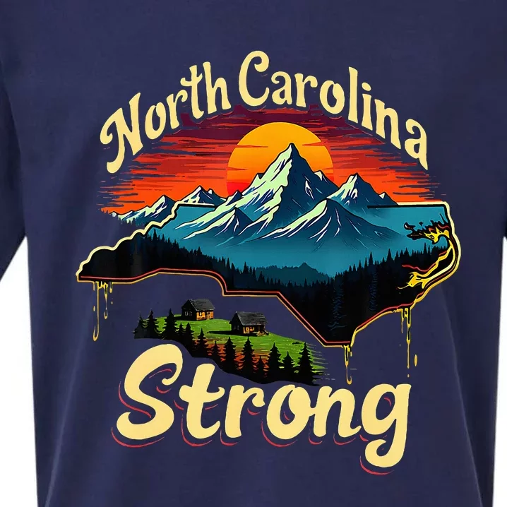 North Carolina Strong Strong Nc State Support Sueded Cloud Jersey T-Shirt