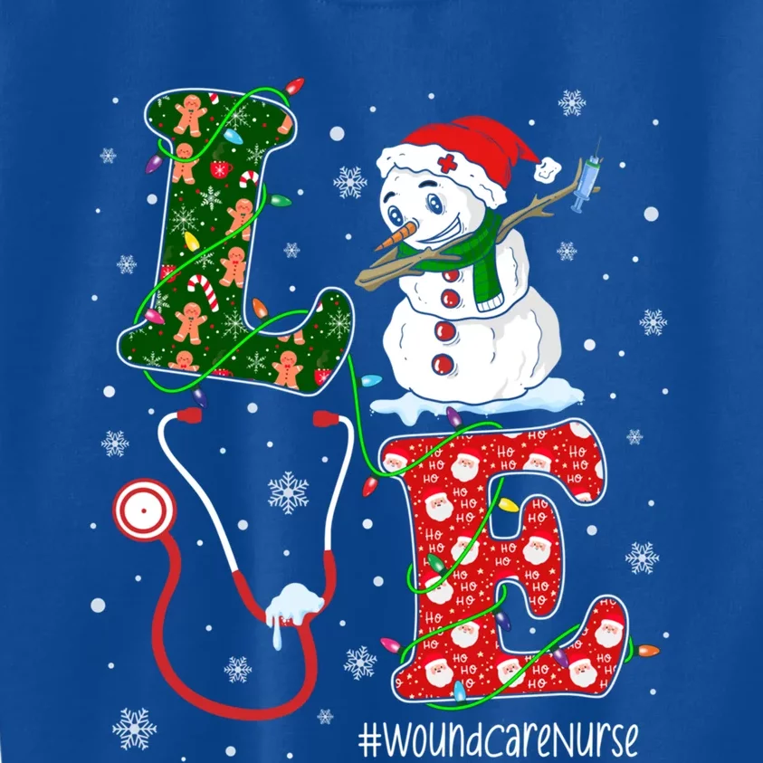 Nurse Christmas Santa Reindeer Love Registered Nurse Life Meaningful Gift Kids Sweatshirt