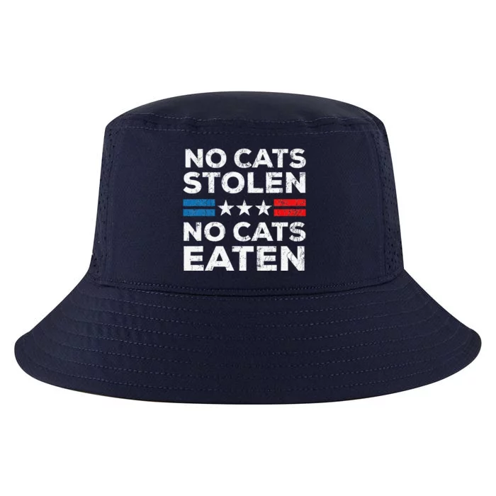 No Cats Stolen No Cats Eatin Trump 2024 Donald Trump Cool Comfort Performance Bucket Hat