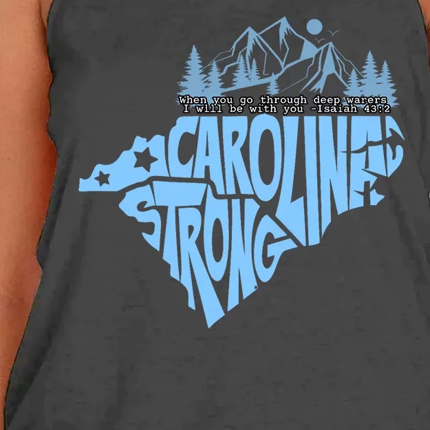 North Carolina Stronger Together Women's Knotted Racerback Tank