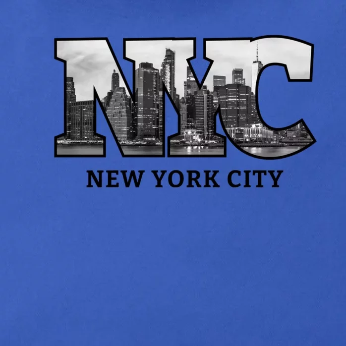 Nyc City Skyline Of Downtown New York City New York Zip Tote Bag