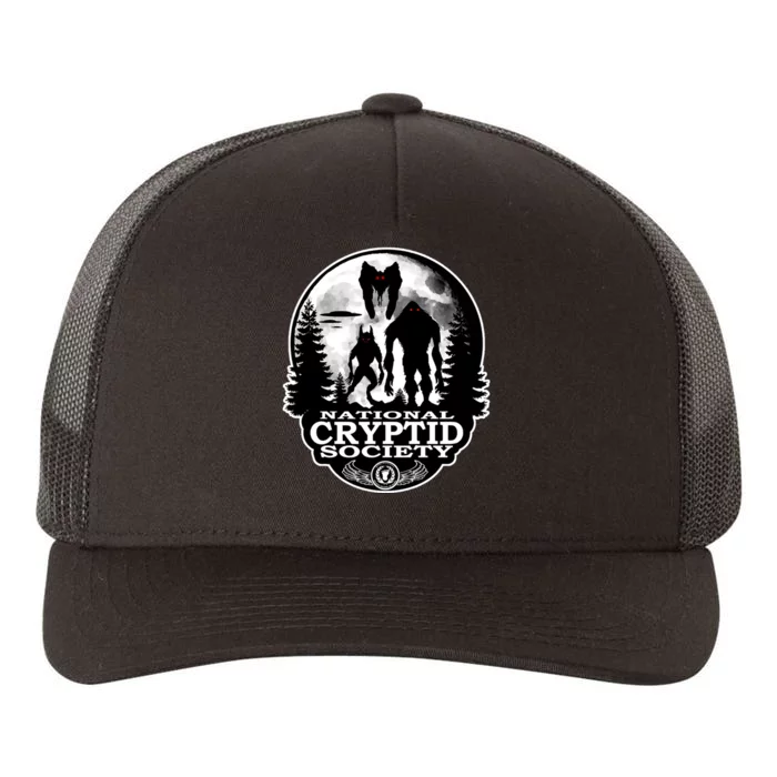 National Cryptid Society Mothman Yupoong Adult 5-Panel Trucker Hat