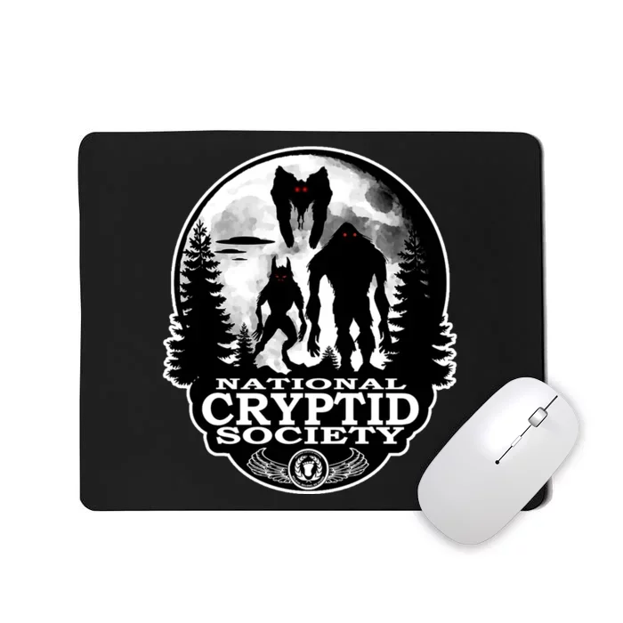 National Cryptid Society Mothman Mousepad