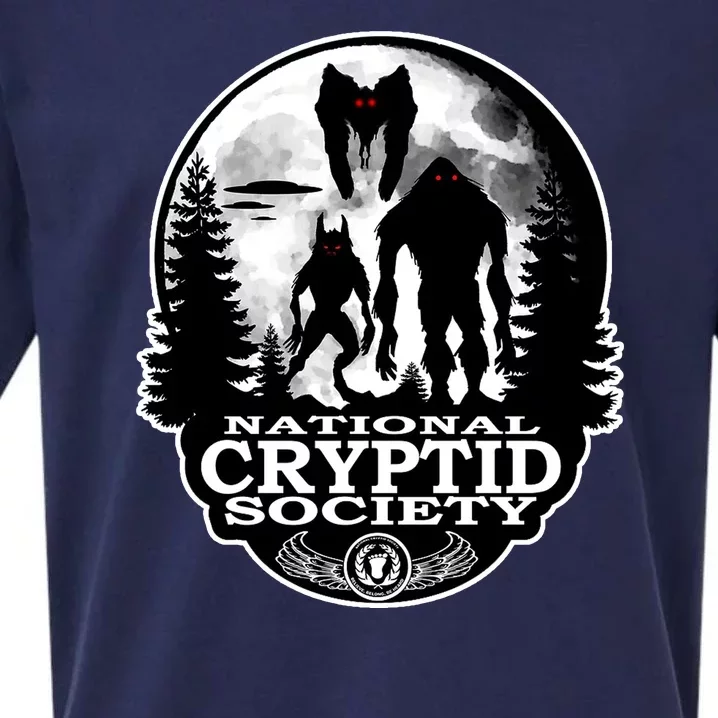 National Cryptid Society Mothman Sueded Cloud Jersey T-Shirt