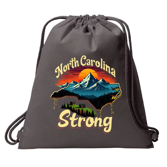 North Carolina Strong Strong Nc State Support For Carolina Drawstring Bag