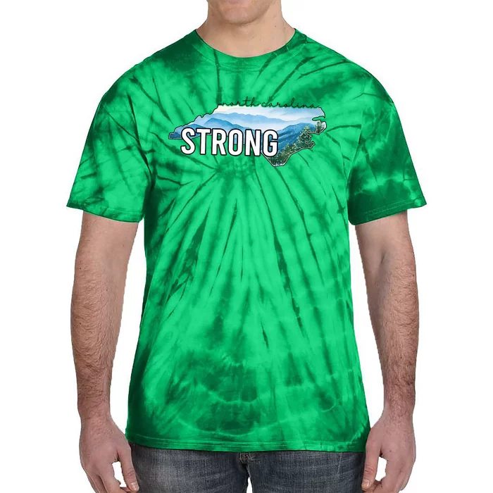 North Carolina Strong Nc State Tie-Dye T-Shirt