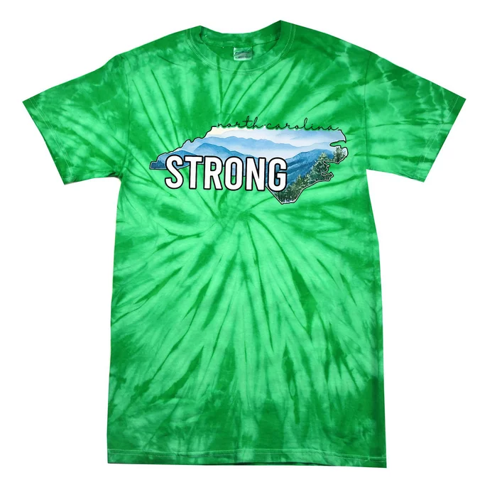 North Carolina Strong Nc State Tie-Dye T-Shirt