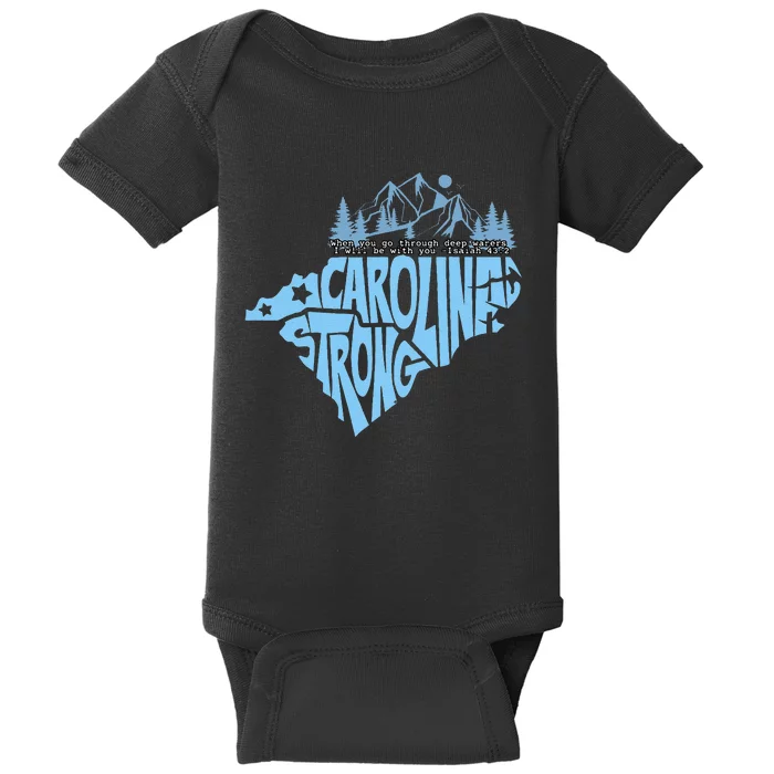 North Carolina Stronger Together Gift Baby Bodysuit