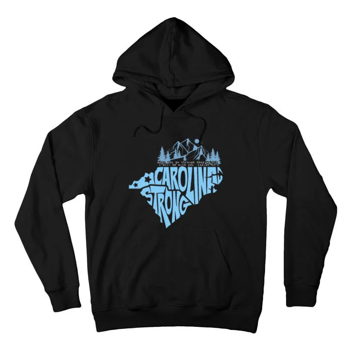 North Carolina Stronger Together Gift Tall Hoodie