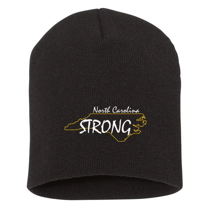 North Carolina Strong Nc State Short Acrylic Beanie