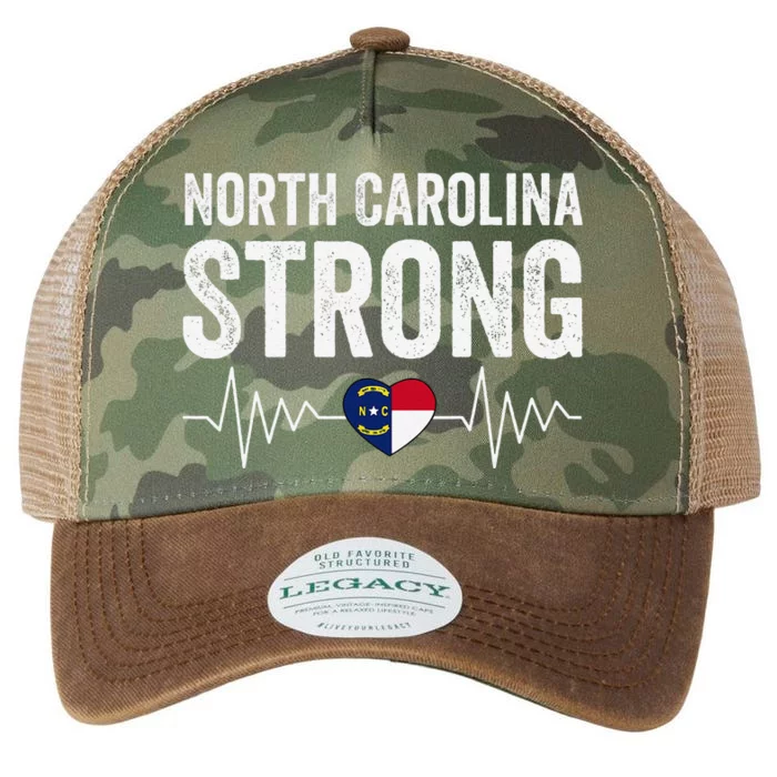 North Carolina Strong With Nc State And Love North Carolina Legacy Tie Dye Trucker Hat