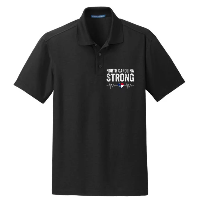 North Carolina Strong With Nc State And Love North Carolina Dry Zone Grid Performance Polo