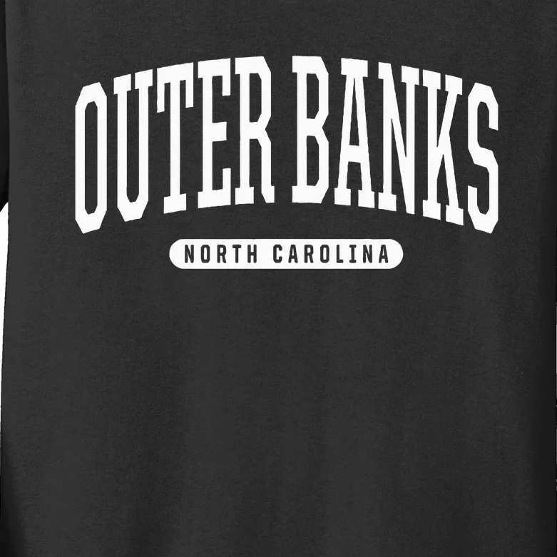 North Carolina Souvenir Kids Long Sleeve Shirt