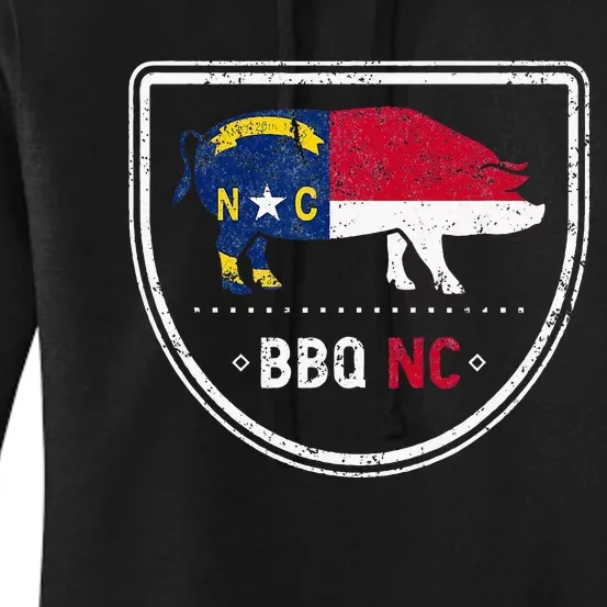 North Carolina State Flag BBQ NC Women's Pullover Hoodie