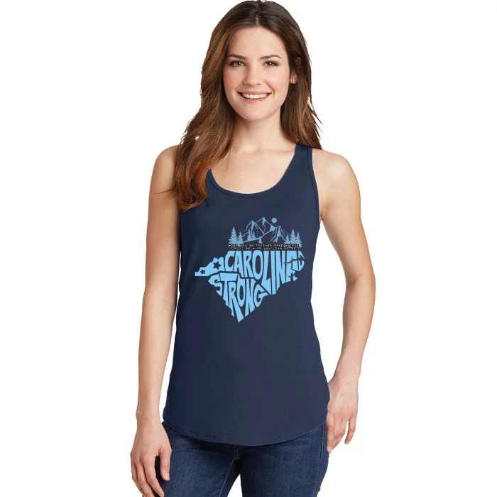 North Carolina Stronger Together Ladies Essential Tank