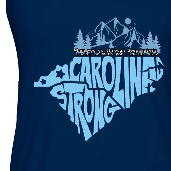 North Carolina Stronger Together Ladies Essential Flowy Tank