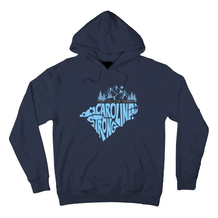 North Carolina Stronger Together Tall Hoodie