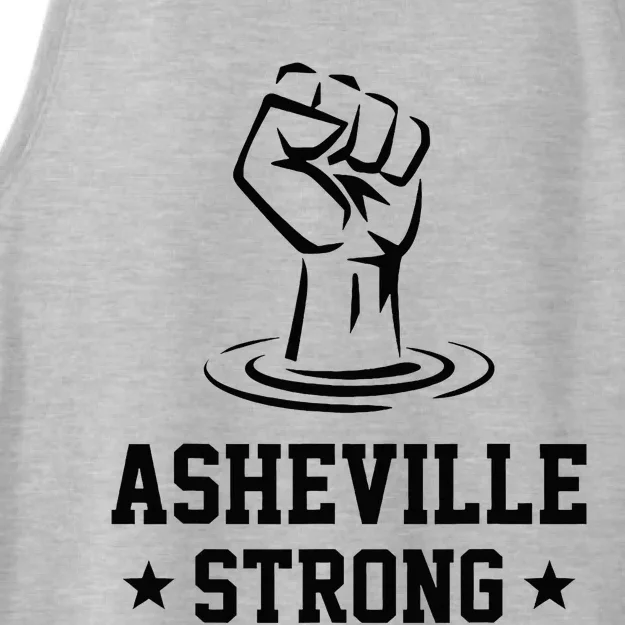 North Carolina Strong Asheville Nc Stand With Asheville 2024 Ladies Tri-Blend Wicking Tank