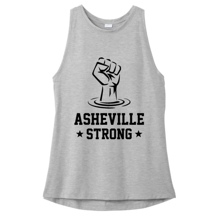 North Carolina Strong Asheville Nc Stand With Asheville 2024 Ladies Tri-Blend Wicking Tank