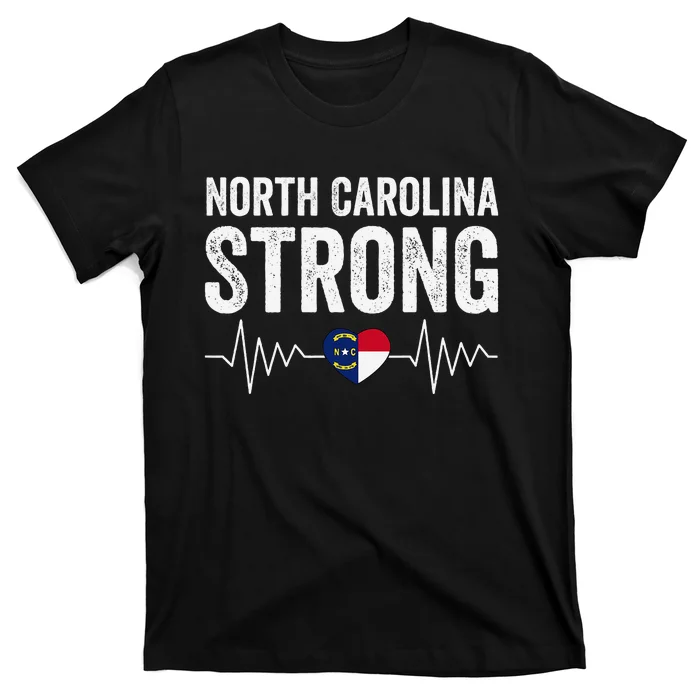 North Carolina Strong With Nc State And Love North Carolina T-Shirt