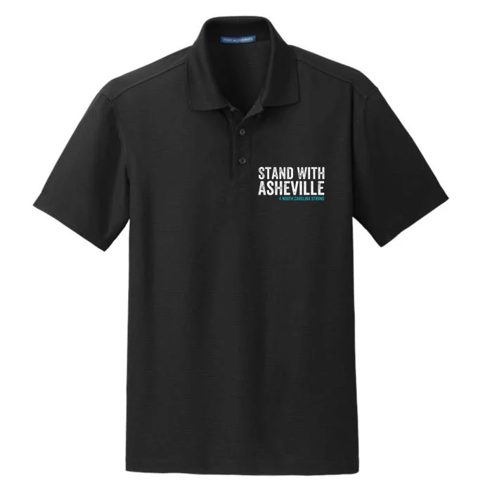 North Carolina Strong Asheville Nc Stand With Asheville 2024 Dry Zone Grid Performance Polo