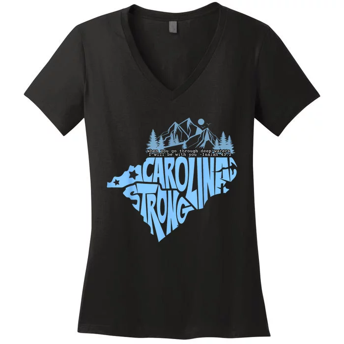 North Carolina Stronger Together Women's V-Neck T-Shirt