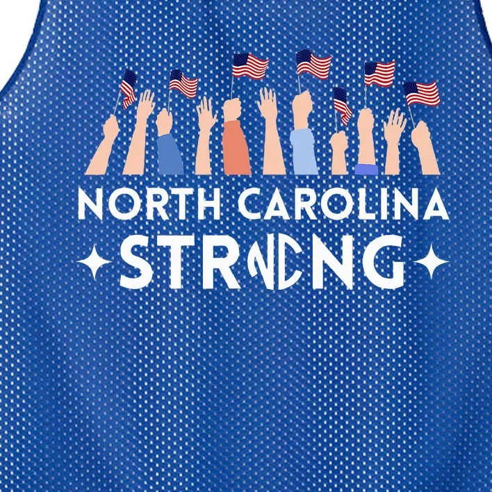 North Carolina Strong Support Nc Flag Mesh Reversible Basketball Jersey Tank