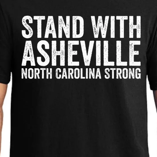 North Carolina Strong Asheville Nc Stand With Asheville 2024 Pajama Set